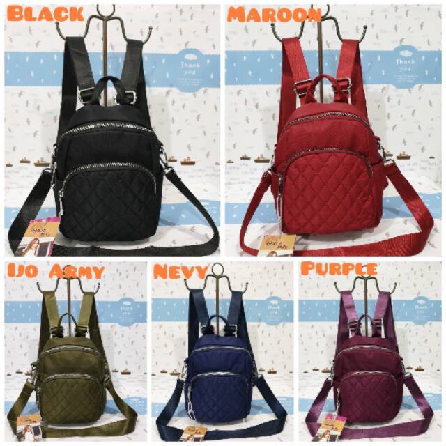 LUCKYMALL Tas Wanita Import Jinjing Dan Selempang CHIBAO Mini CB2030 2030 Bordir Bahan Parasut Kualitas Super