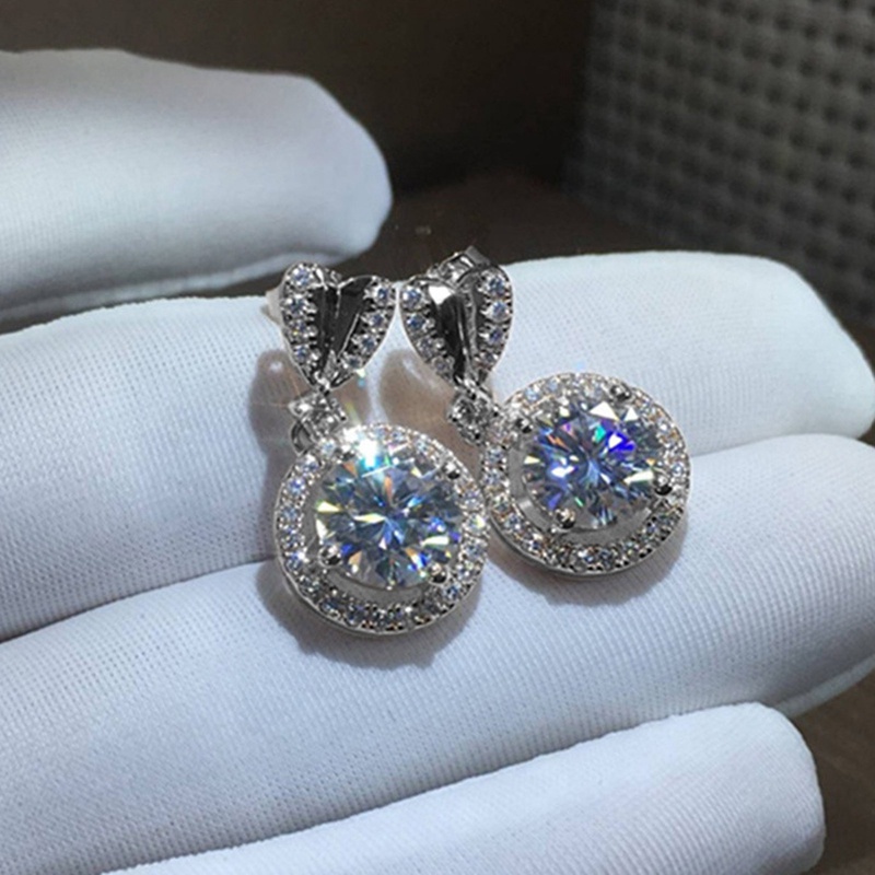 Fancyqube Anting Stud Bentuk Hati Bulat Besar Warna Emas Untuk Wanita