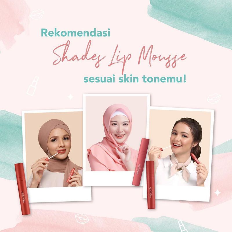 Wardah Lip mouse, wardah lipcream Matahari Kosmetik Lipcream Lipstik Lip velvet