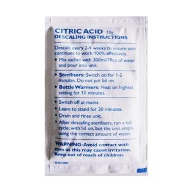 Citric Acid (Pembersih Kerak) - 5 x 10gr