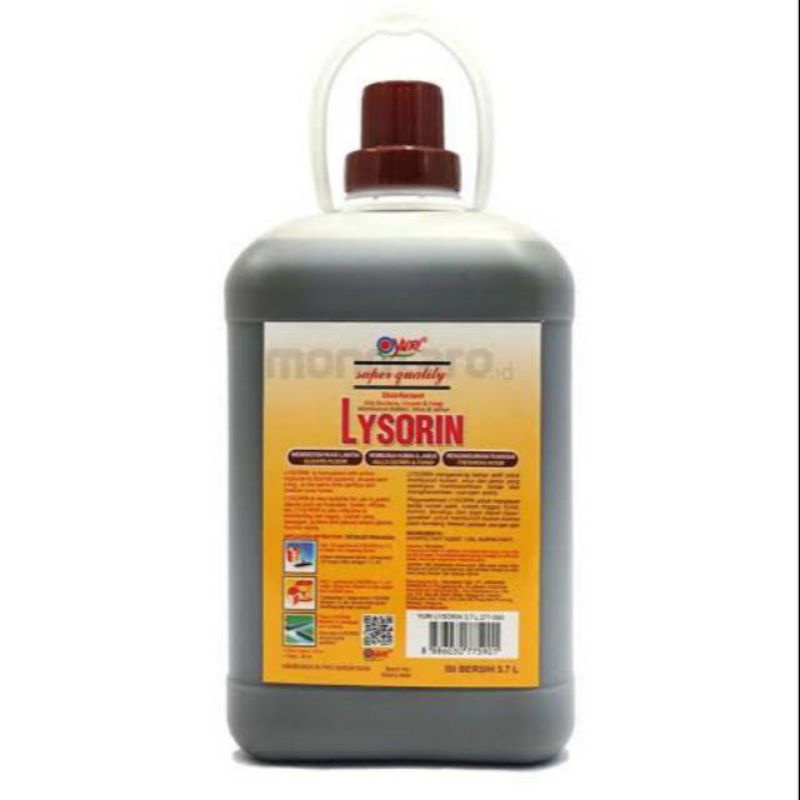 (GRAB/GO-SEND) LYSORIN DESINFEKTAN 3.7 LITER READY