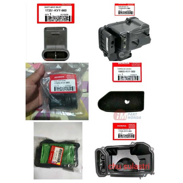 Full set Box filter beat Karbu/Scoopy karbu Ori AHM