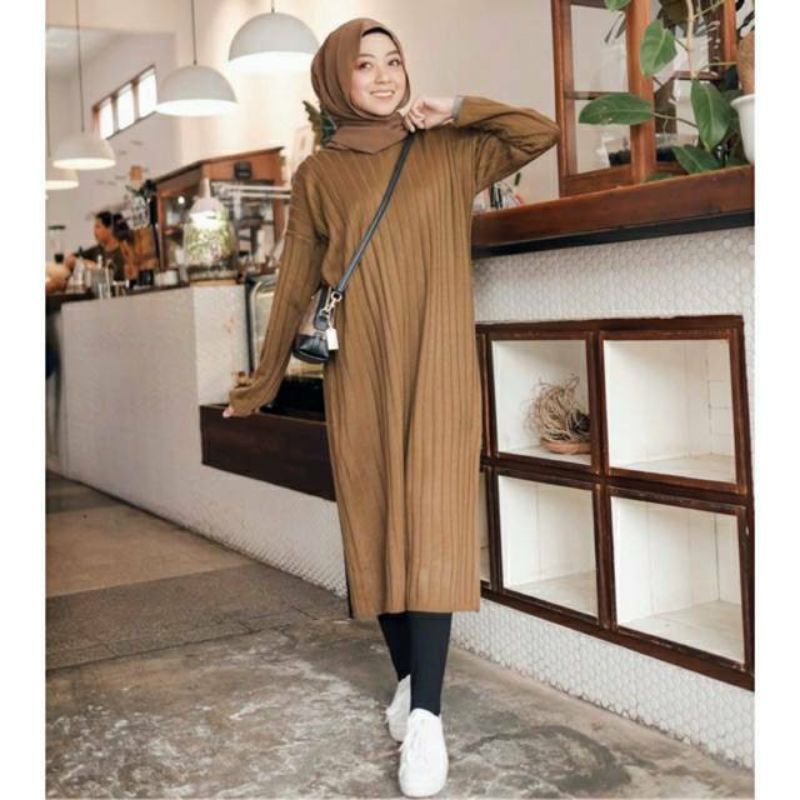 SN - Tunik rajut basic PREMIUM rajut halus