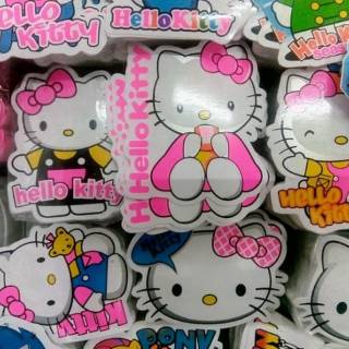 Stiker kartun  anime animasi isi 100 pcs sticker motor  