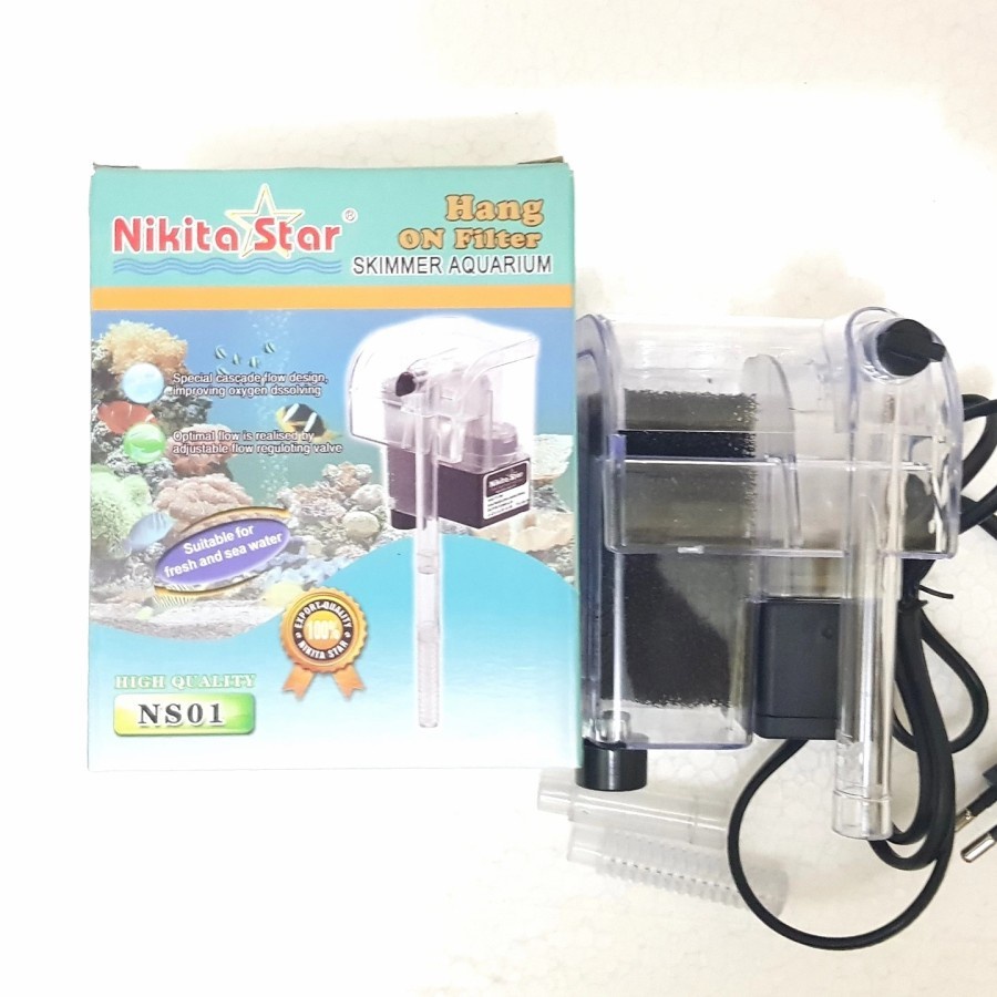 NS 01 NIKITA STAR HANG ON FILTER FILTER GANTUNG AQUARIUM