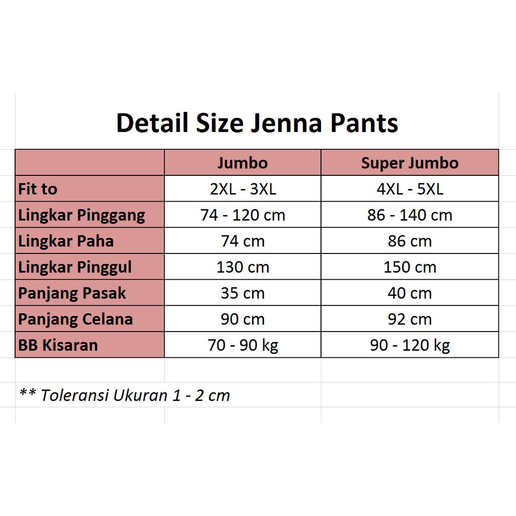 ADEEVA Jenna Pants Celana Jeans Jumbo