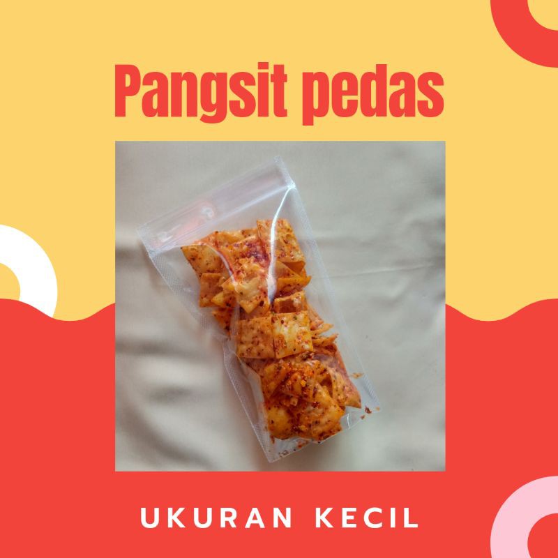 

pangsit pedas pangsit cikruh pangsit daun jeruk keripik pangsit (pouch kecil)