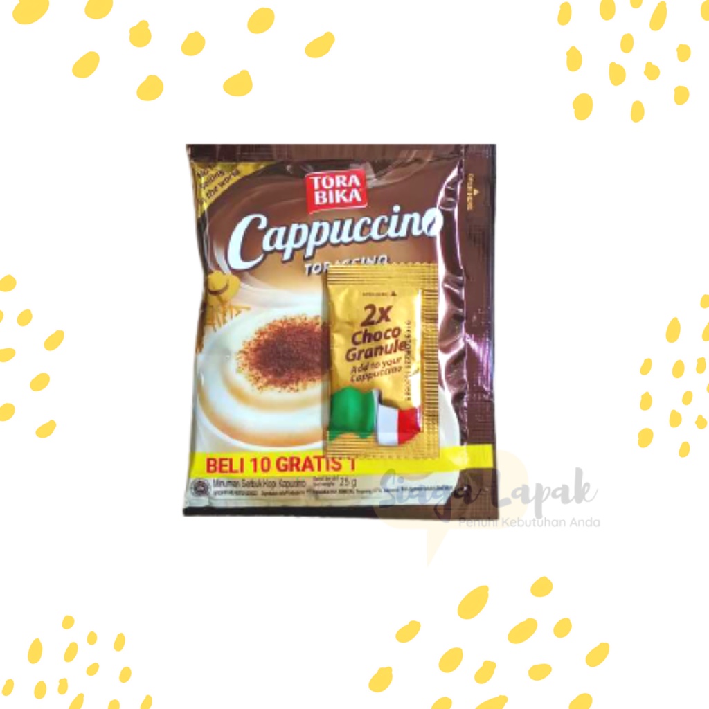 Kopi Torabika Cappuccino With Choco Granule Sachet 25 gram