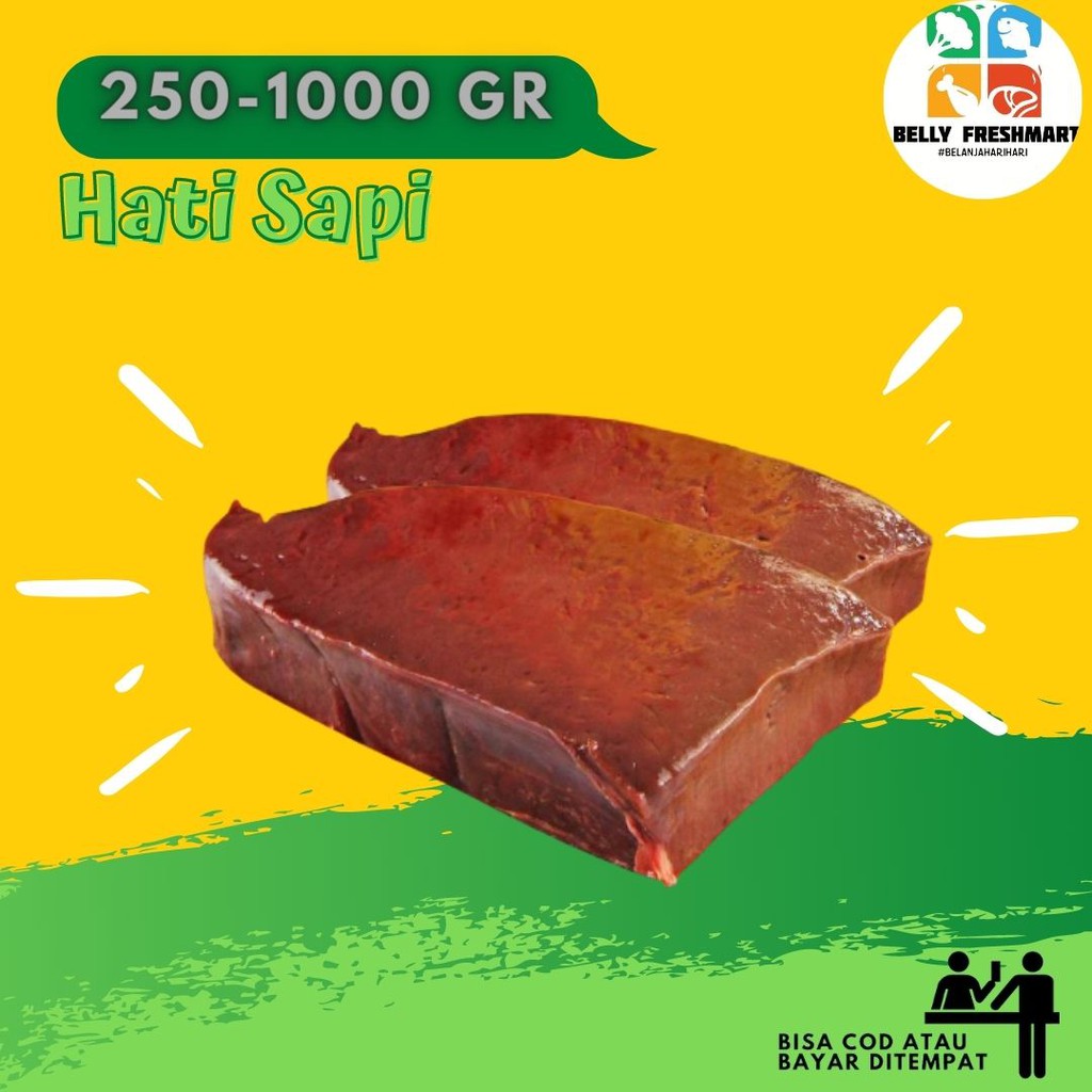 

Hati Sapi Import Australia Frozen 500 Gram Bahan Masakan Daging Segar Siap Masak