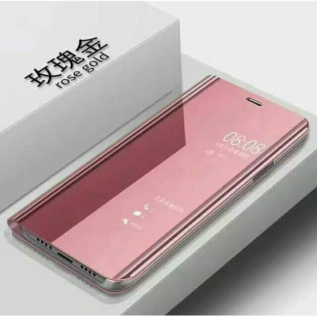 Terbaru !!! Clear view cover standing casing samsung A10S 2019