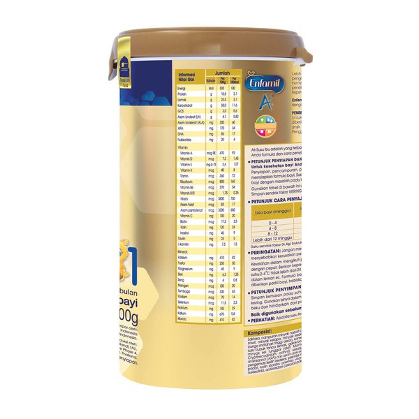 Enfamil A+ 1 Susu Formula Bayi - Plain - 800g