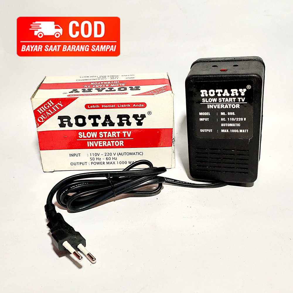 ROTARY SLOW START TV SLOWSTART INVERATOR UNTUK TELEVISI LCD PLASMA