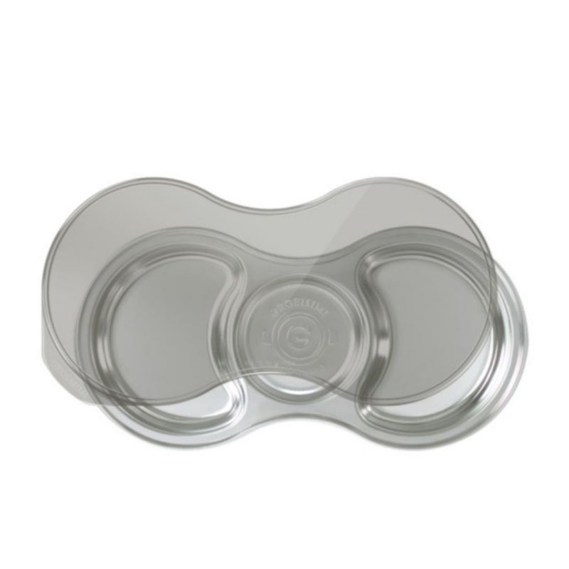 Grosmimi Stainless Baby Food Tray 3 &amp; 5 Compartment - Tempat Makan Bayi