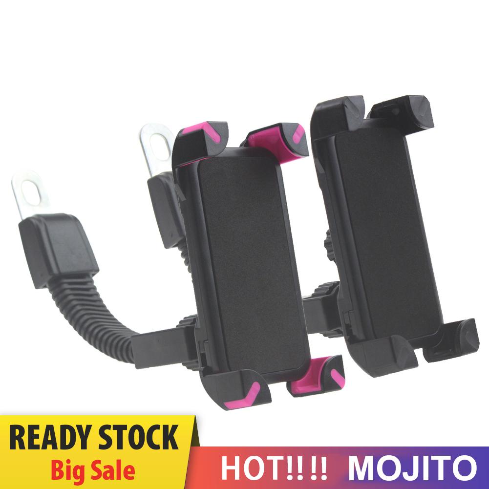 Bracket Dudukan Handphone Bahan Abs Untuk Kaca Spion Motor