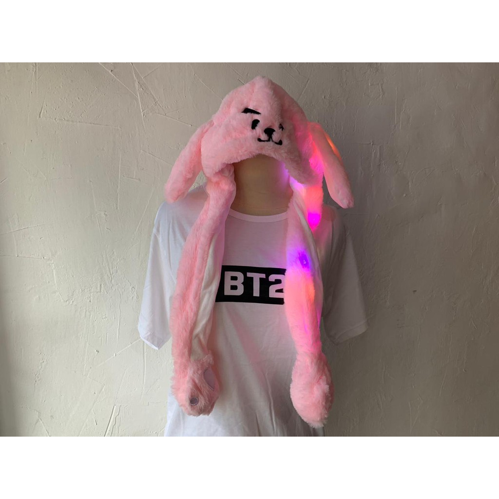 Jual [BTS ARMY] BUNNY HAT LED BT21 UNOFFICIAL Chimmy/Tata/Mang/Cooky ...
