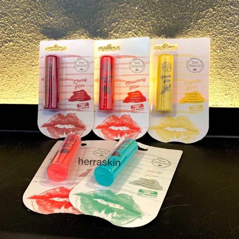 🇹🇷 Bee Beauty Lip Balm / color tint / clear / plumping