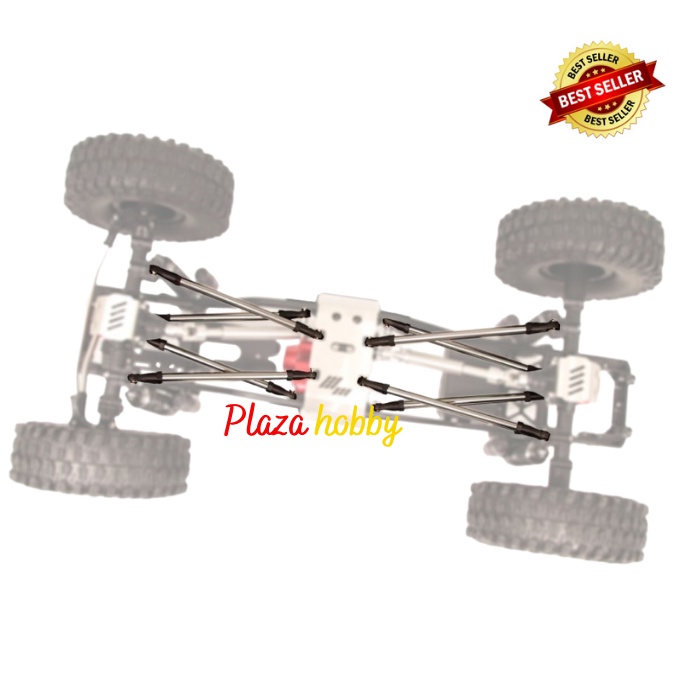 aluminium alloy link rod 8pcs rc crawler axial SCX10 wheelbase 313mm