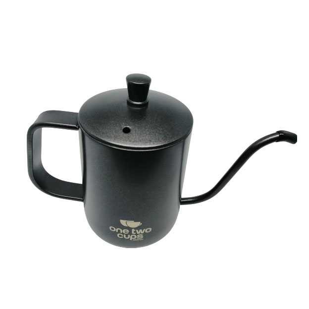 Teko Leher Angsa Ceret Kopi Stainless Steel Gooseneck Kettle V60 Pour Over Drip Maker Pot Hitam