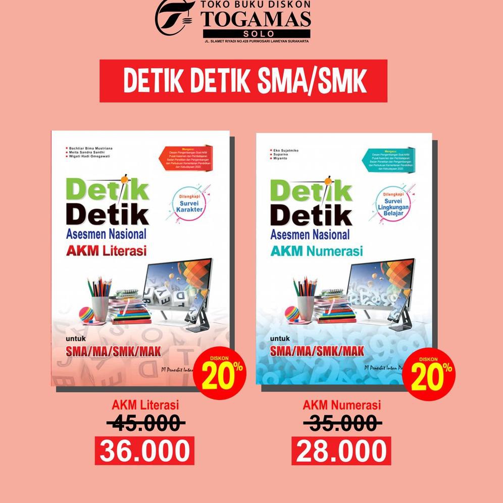 E..SIAP KIRIM  DETIK DETIK AKM SMA SMK AKM LITERASI AKM NUMERASI.M H4rga_gr0sir
