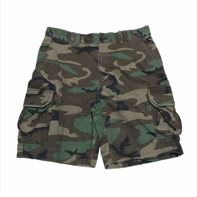 Celana Pendek Pria Polo Ralph Lauren Cargo Short Camo Army ORIGINAL