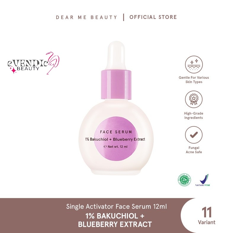 Dear Me Beauty 1% Bakuchiol + Blueberry Extract Face Serum - 12ml ORIGINAL