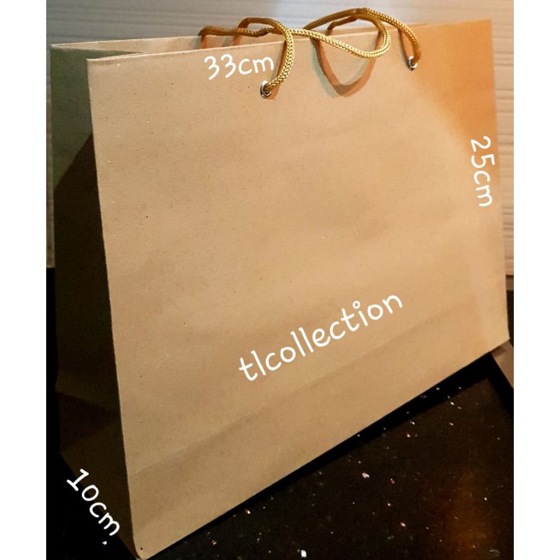 

Paper Bag Coklat Tebal Kuat.Mata Ayam.Medium