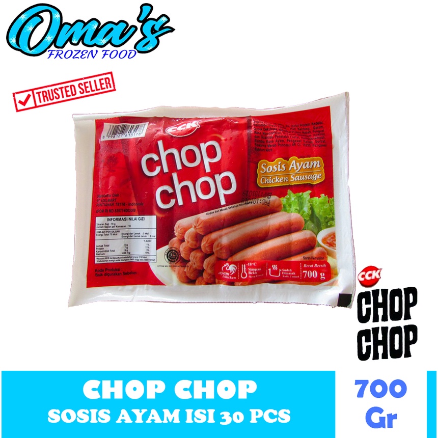

CHOPCHOP SOSIS AYAM ISI 30 PCS 700 GR
