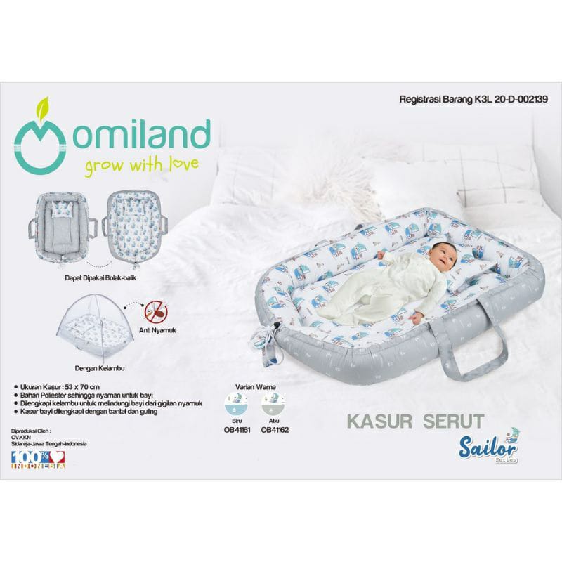 Omiland Kasur Bayi Serut Sailor (OB41161 OB41162)