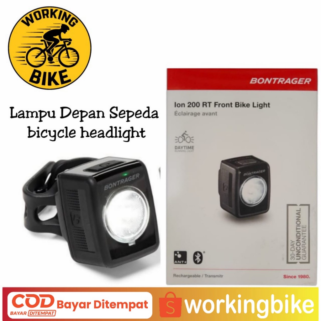 Jual Lampu Depan Original Bontrager Ion Rt Front Bike Light Workingbike Working Bike