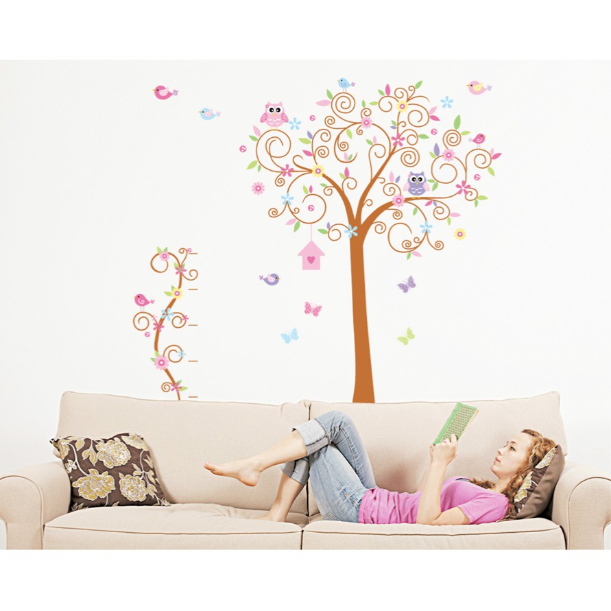 Dinding Stiker Transparan / Wall Sticker / (60x90cm x 2set) A02 TKM