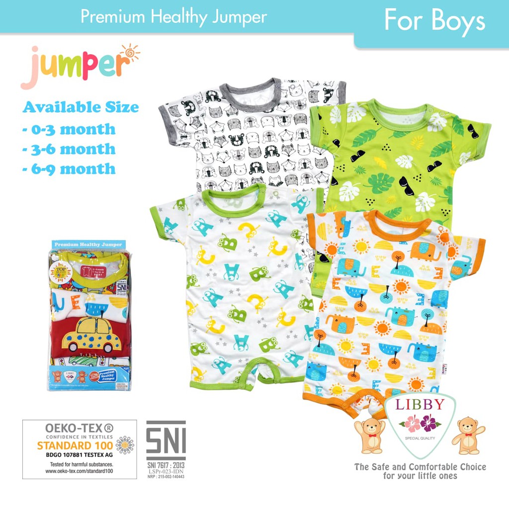 LIBBY ROMPER PREMIUM 4pcs (Boy) CBKS