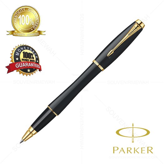 

Parker Urban Muted Black With Gold Trim Rollerball Pen