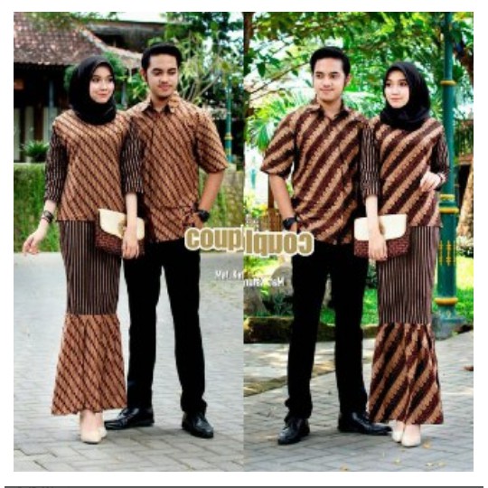 couple setelan duyung Batik Pekalongan // sarimbit batik pekalongan duyung // Kebaya set duyung