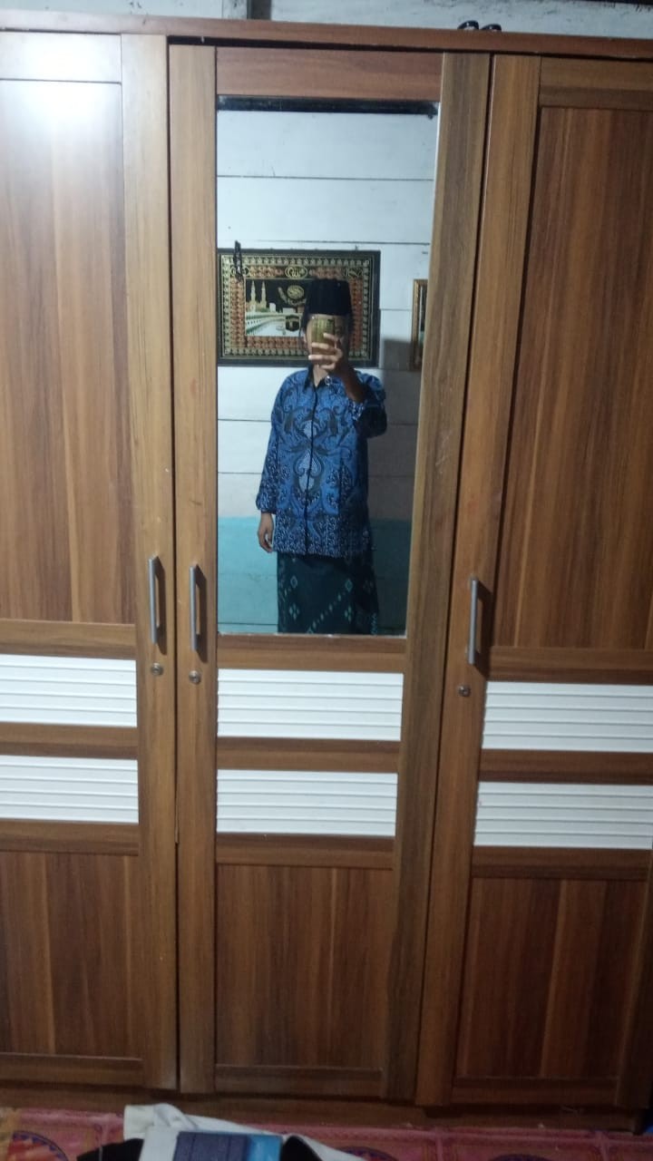 Darjito Biru Kemeja Batik Pria Full Furing Bahan Katun Primisima