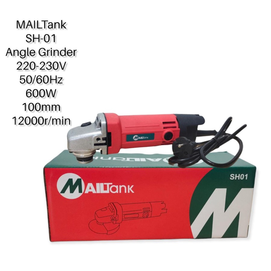 Mesin Gerinda Tangan Mailtank SH-01 Gerinda Listrik Merah by Mailtank