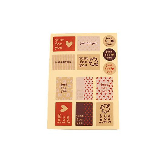 

Love Red| Stiker Tempel, Stiker Aksesoris, Stiker Tulisan Handmade