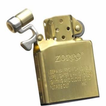 Insert Zippo zorro ada penutup sumbu Best Seller
