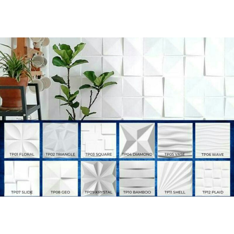 Wallpaper dinding wallpanel 3D