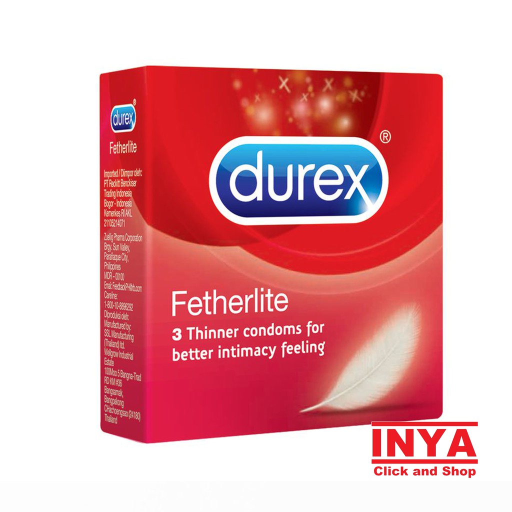 DUREX FETHERLITE isi 3pcs - Imported Condom - Kondom