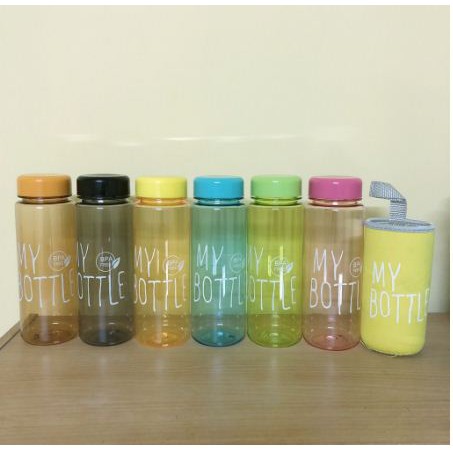 NEW Botol Minum My Bottle FULL CO ikLOR Free Pouch Busa [1KILO ISI 10PCS FULL COLOR BENING]