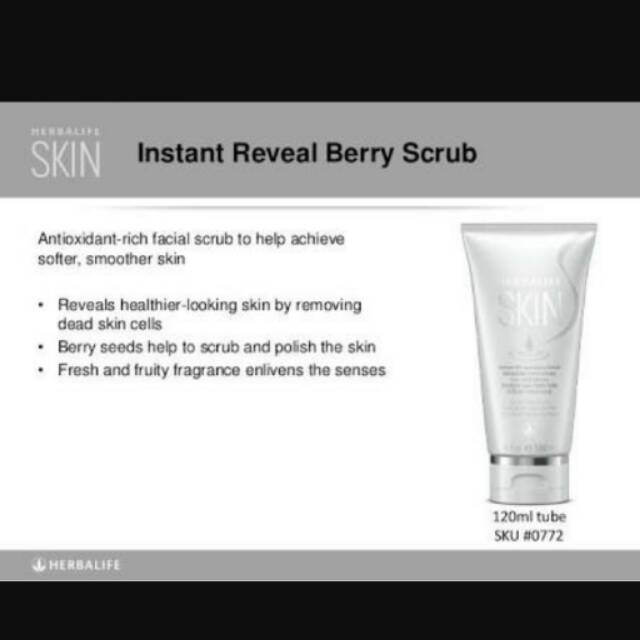 Herbalife skin berry scrub