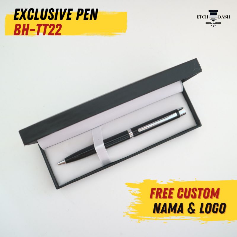 

Pulpen Hadiah | Pulpen Eksklusif Free Grafir Nama Dan Logo | Pulpen Custom - Exclusive Pen BH-TT22