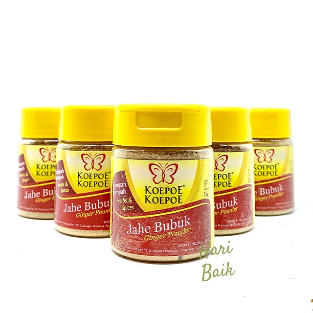 

Jahe Bubuk / Ginger Powder Koepe Koepoe 25gr