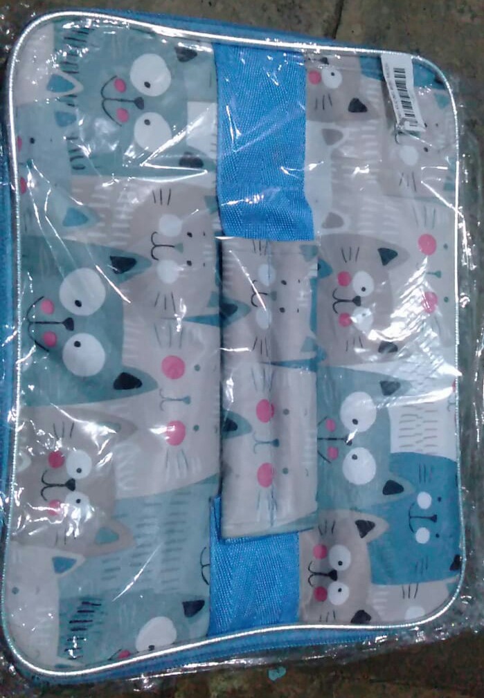 Tas Jaring Lunch Box / Bekal / Tempat Makan Aluminium Foil Premium