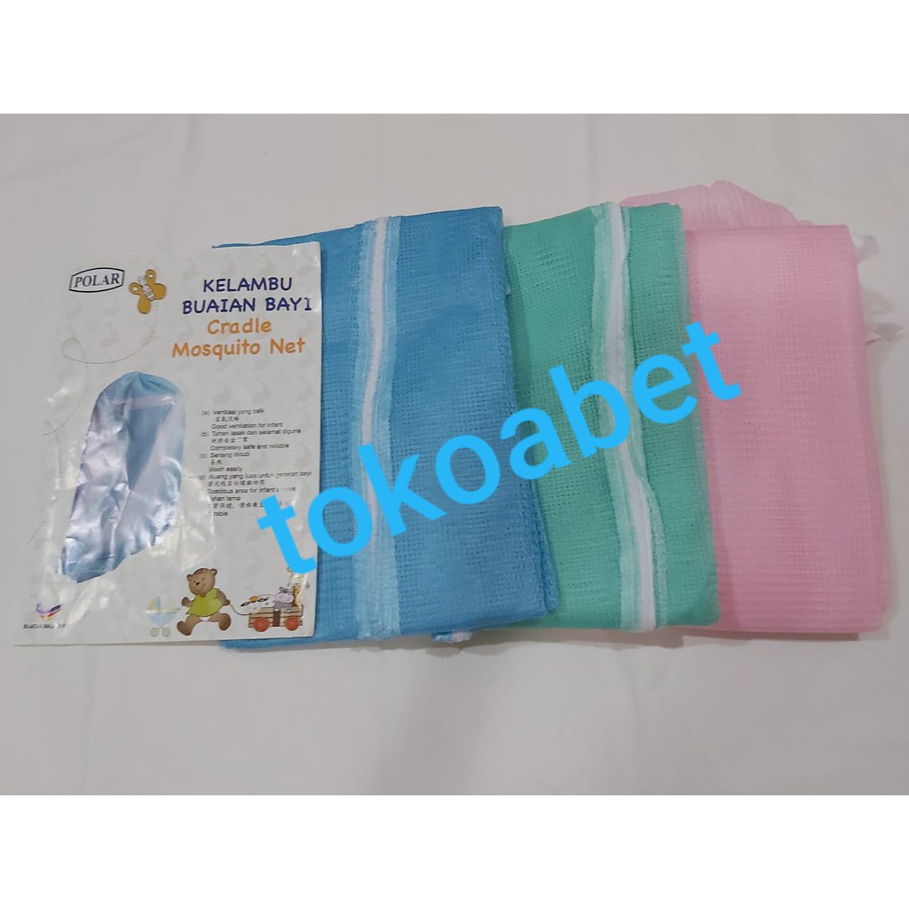 Kelambu Ayunan Bayi &amp; Anak Warna Warni Merk POLAR #tokoabet