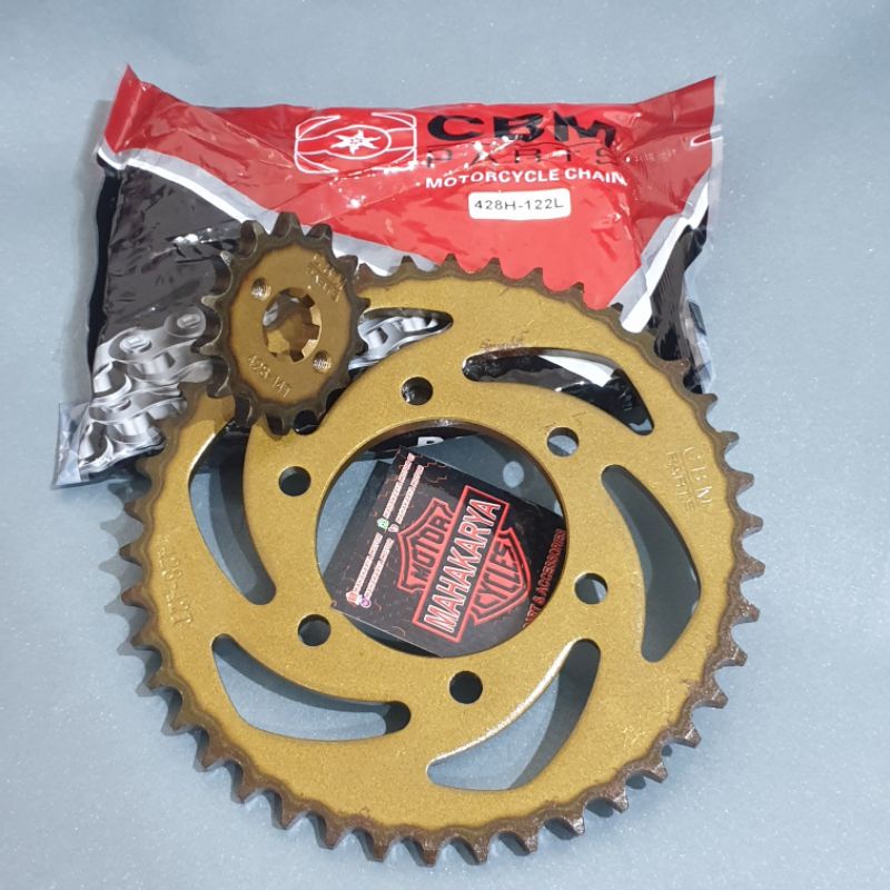 GEARSET GIRSET GEAR PAKET RANTAI NINJA 150S R