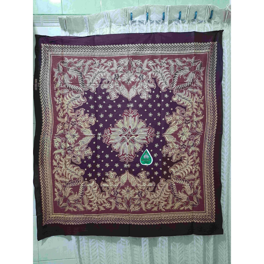 Taplak Kain  Batik Merk Merak Manis Solo  Dark Purple 