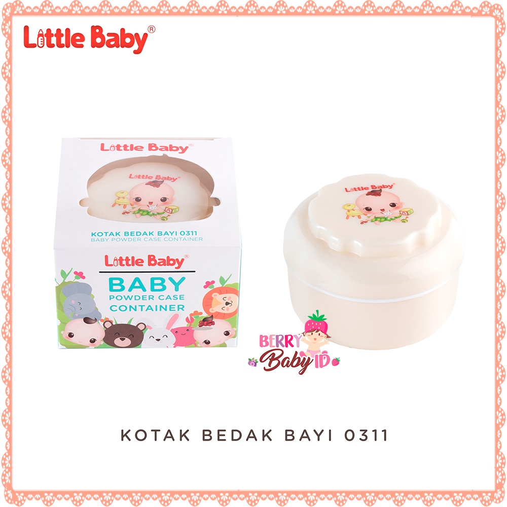 Little Baby Tempat Bedak Bayi Kotak Bedak Bulat #0311 Berry Mart