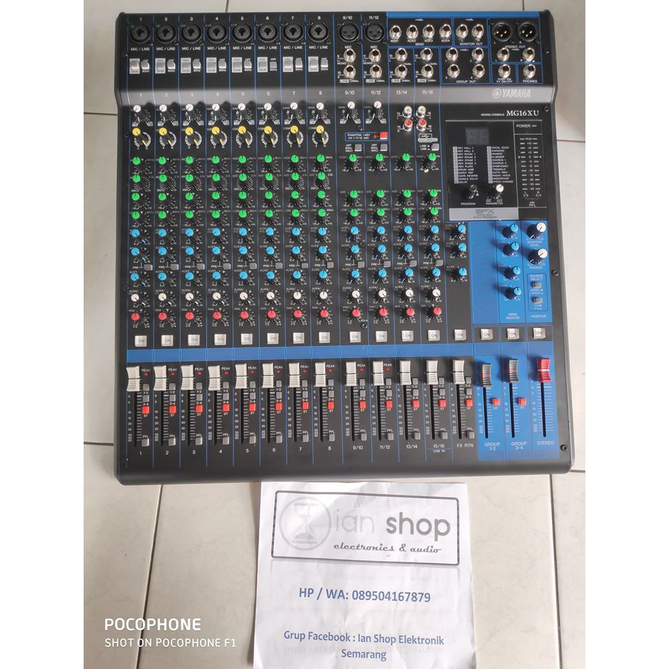 Mixer Audio Yamaha MG16XU 16 Chanel