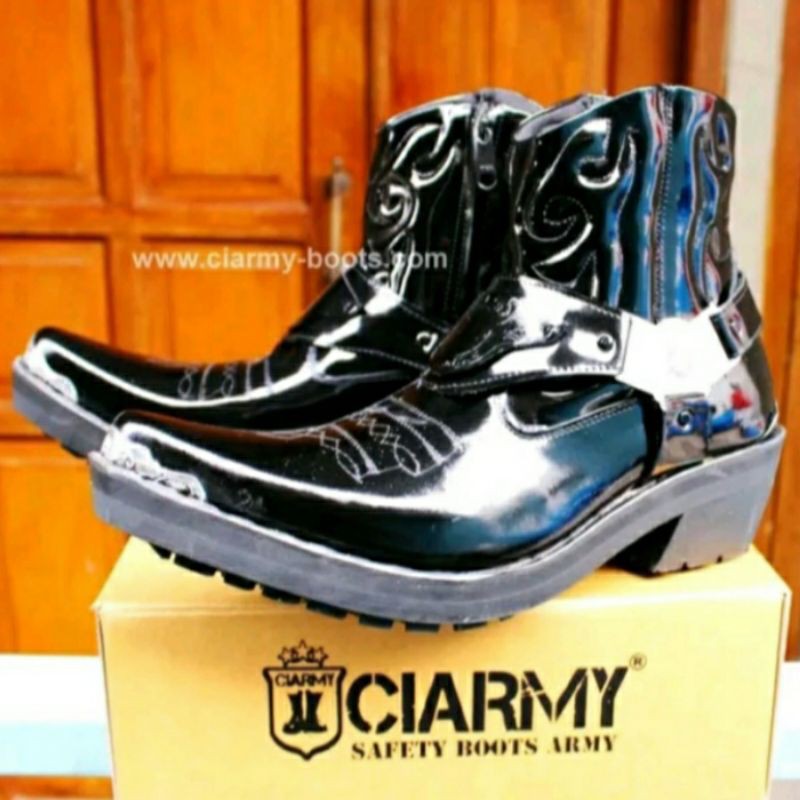 Sepatu Tunggang Sepatu Polantas Sepatu Dishub Ciarmy C011gkp